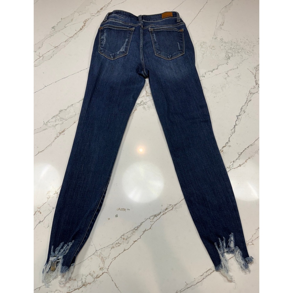 Judy Blue Distressed‎ Skinny Fit Jeans Sz 3/26 - Picture 2 of 4